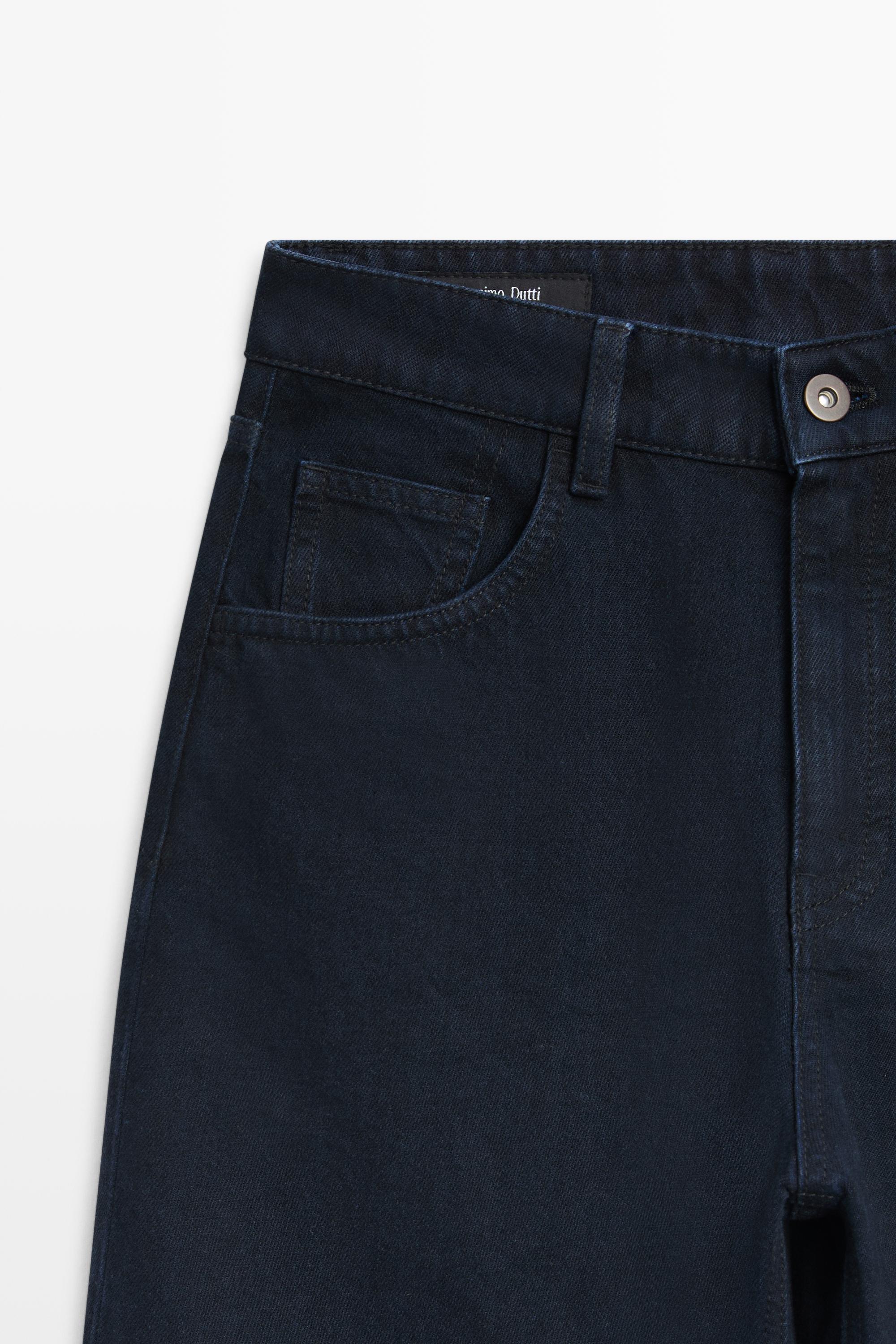High-waist barrel fit jeans